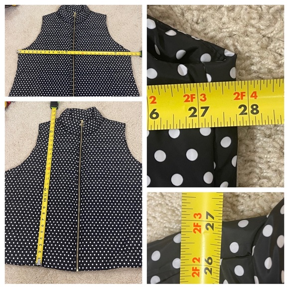 Michael Kors black and white polka dot vest - Picture 6 of 7